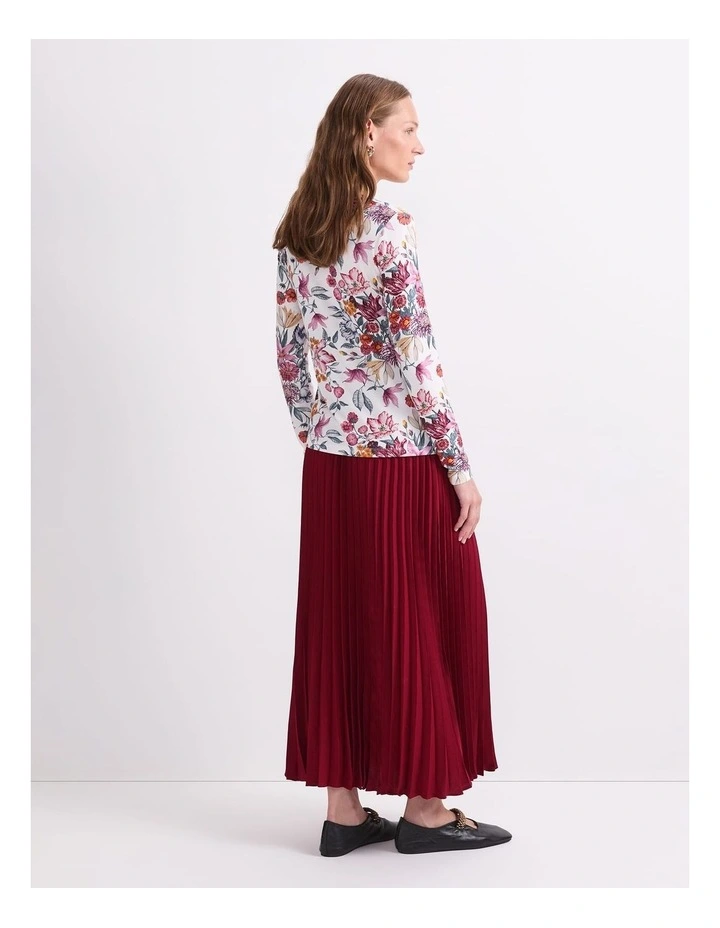 Stately Bouquet Liberty Tee in White/Multi image 2