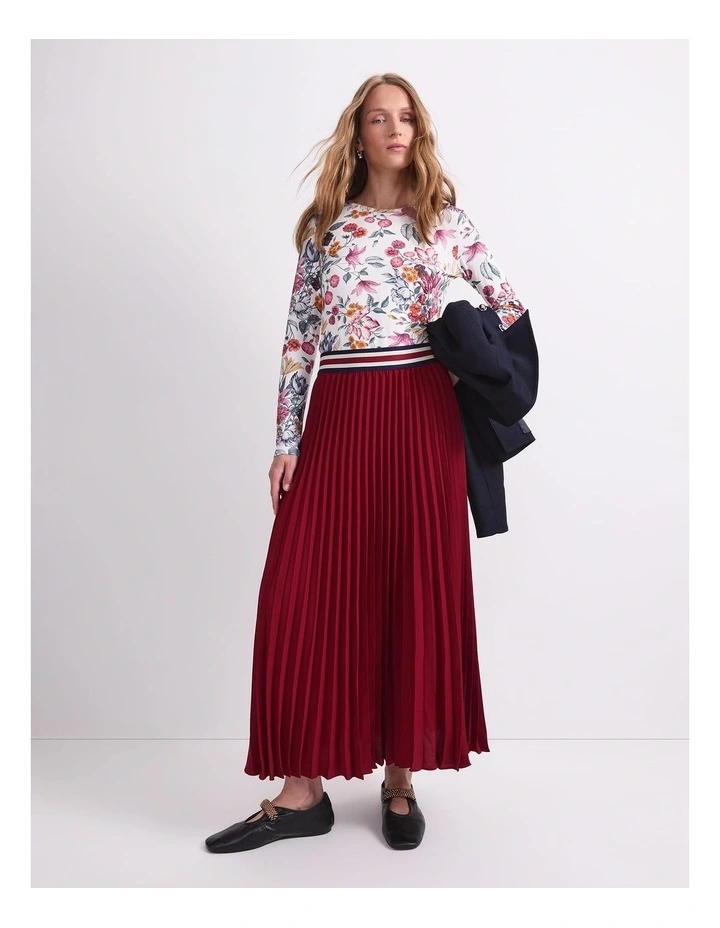 Stately Bouquet Liberty Tee in White/Multi image 4