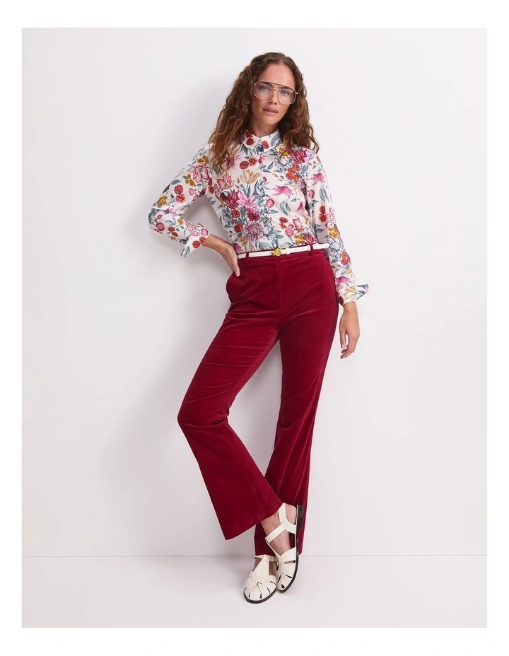 Stately Bouquet Liberty Shirt in White/Multi image 4