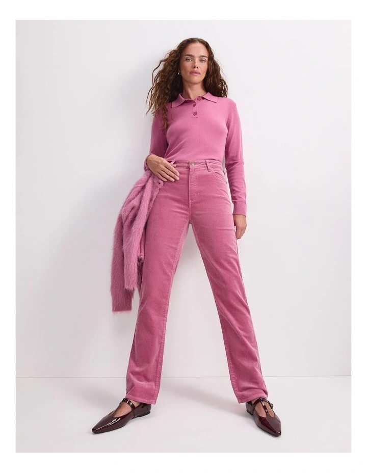 Francis Knit Polo in Blossom image 3