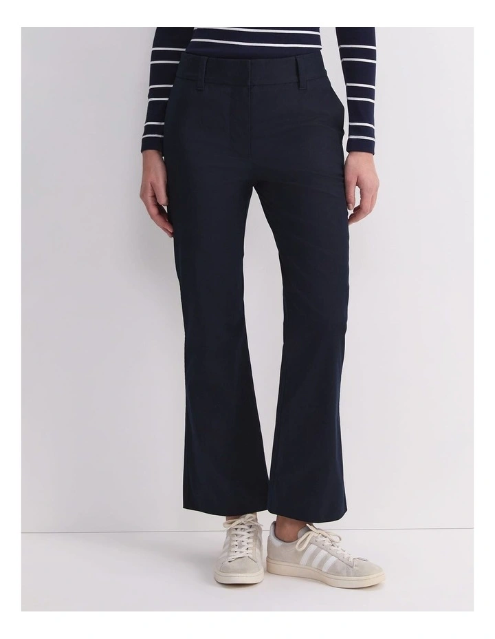 Evie Kick Flare Pant in Nay image 1