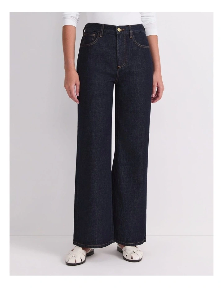 Simmi Wide Leg Jean in Blue image 1