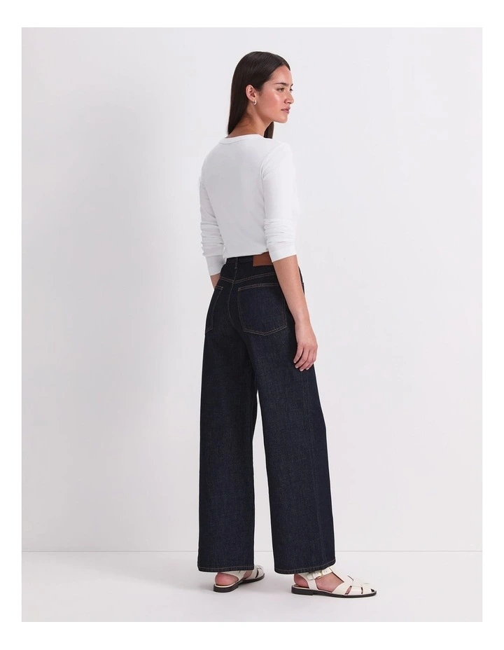Simmi Wide Leg Jean in Blue image 2