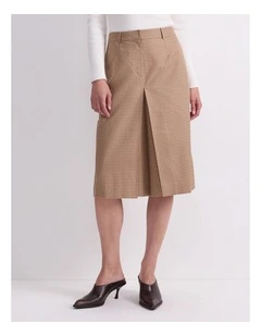 Audrey Check Culotte in Multi