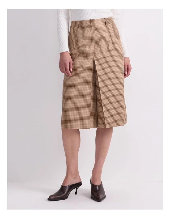 Audrey Check Culotte in Multi image 1