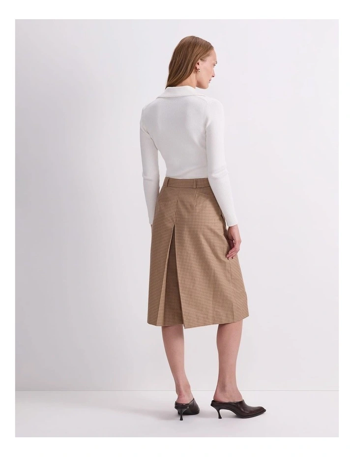 Audrey Check Culotte in Multi image 2