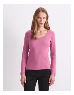 Heidi Scoop Neck Top