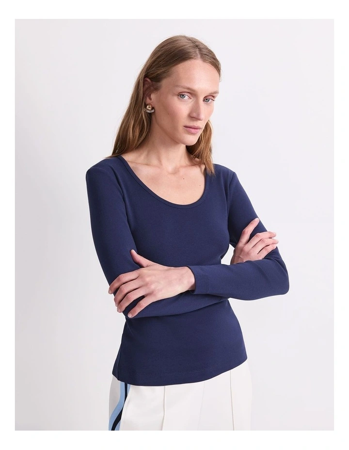 Heidi Scoop Neck Top image 5