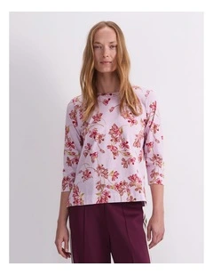Floral Mercerised Tee