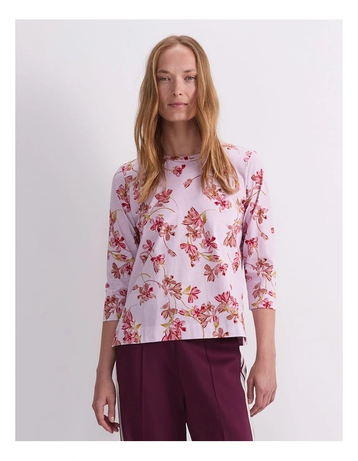 Floral Mercerised Tee image 1