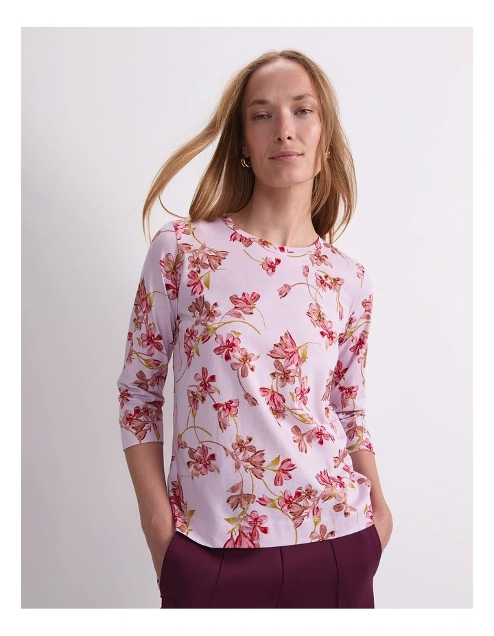 Floral Mercerised Tee image 6