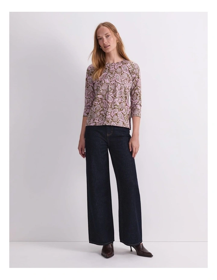 Paisley Mercerised Tee image 4