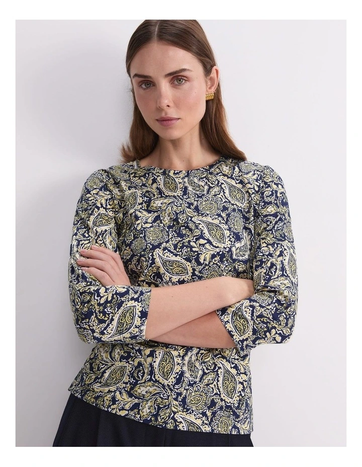 Paisley Mercerised Tee image 6