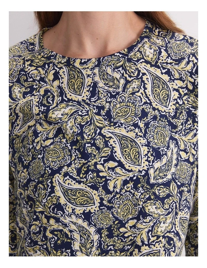 Paisley Mercerised Tee image 7
