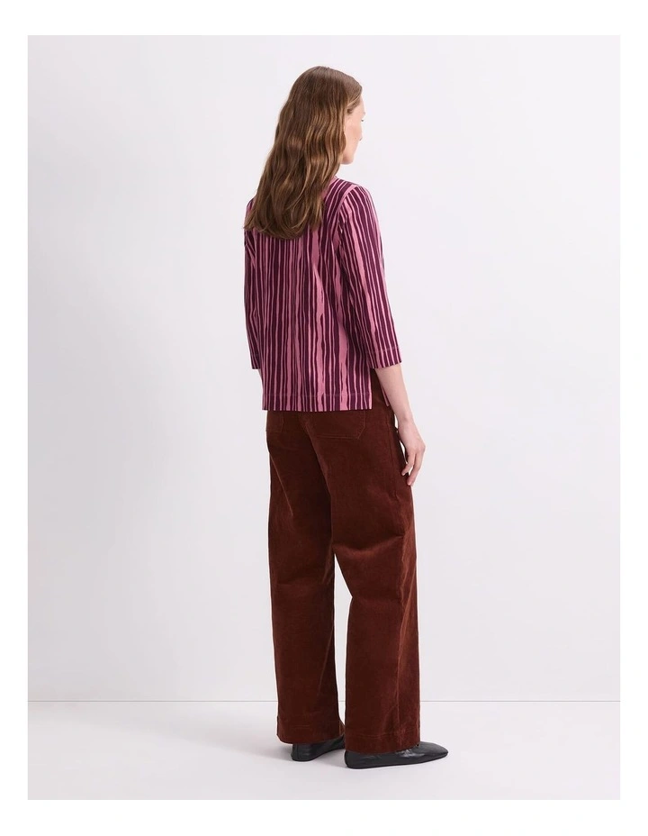 Stripe Print Mercerised Tee image 2