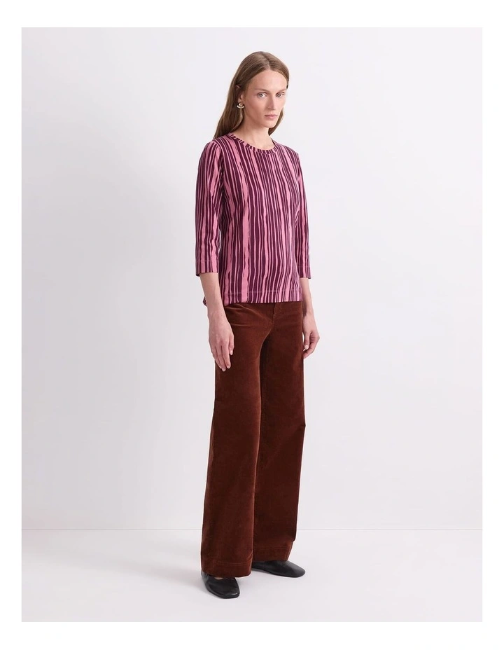 Stripe Print Mercerised Tee image 3