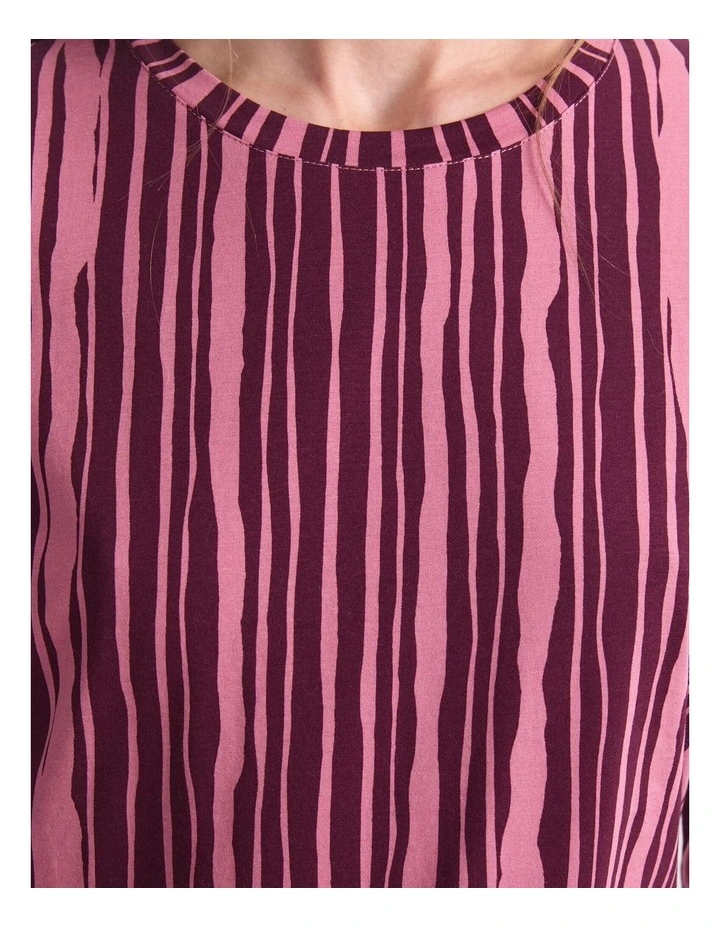 Stripe Print Mercerised Tee image 7