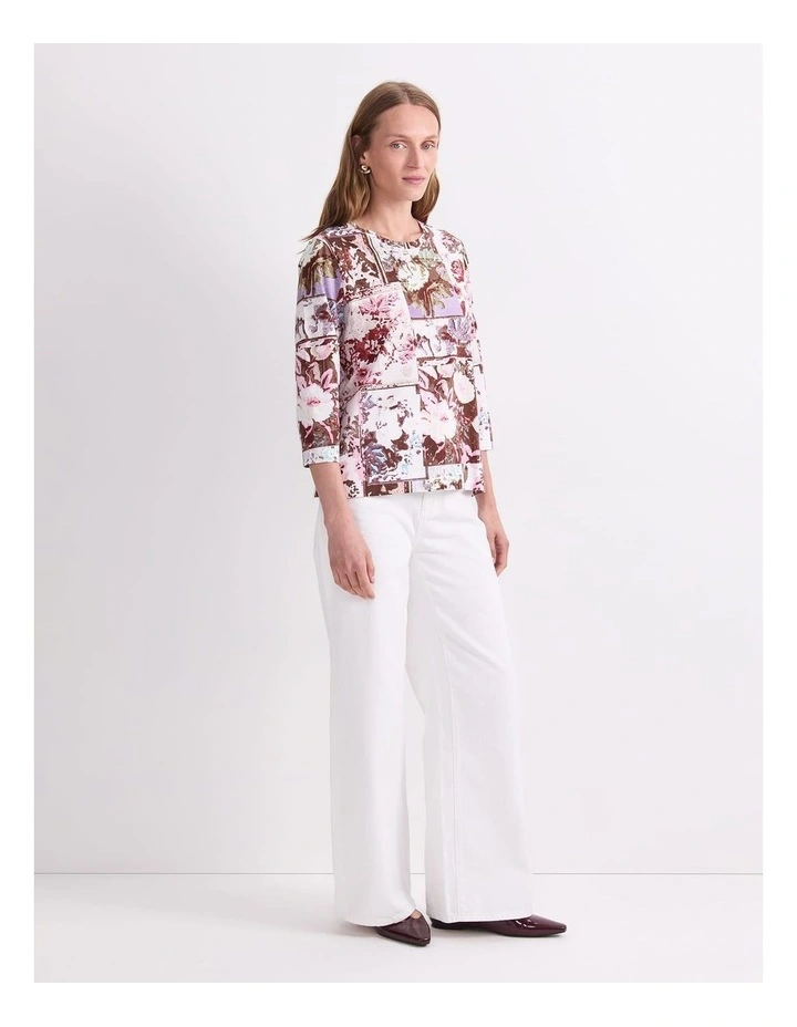 Tapestry Print Mercerised Tee image 3