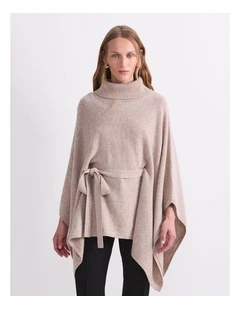 Sunshine Poncho in Beige