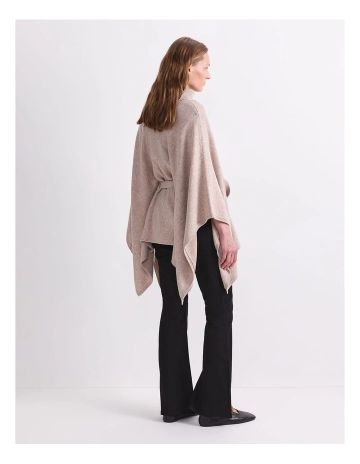 Sunshine Poncho in Beige image 2