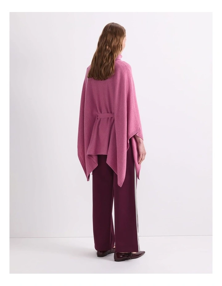 Sunshine Poncho in Pink image 2