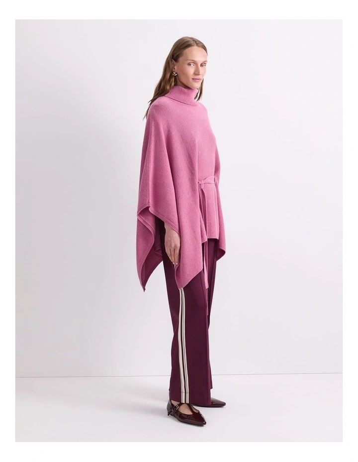 Sunshine Poncho in Pink image 3