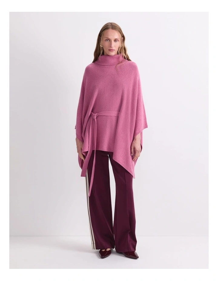 Sunshine Poncho in Pink image 4