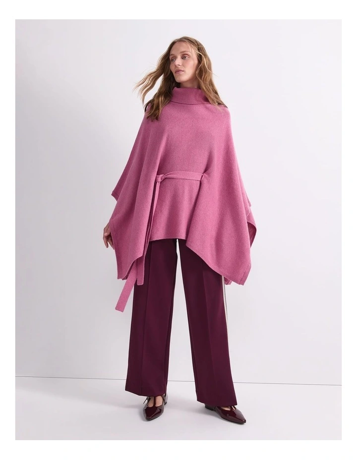 Sunshine Poncho in Pink image 5