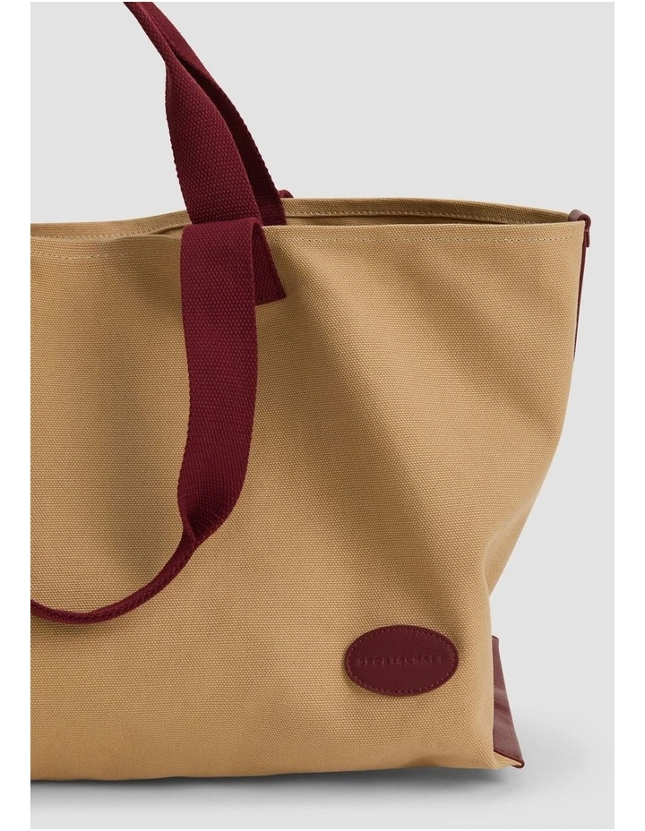 Large Camberwell Tote Bag in Wine image 3