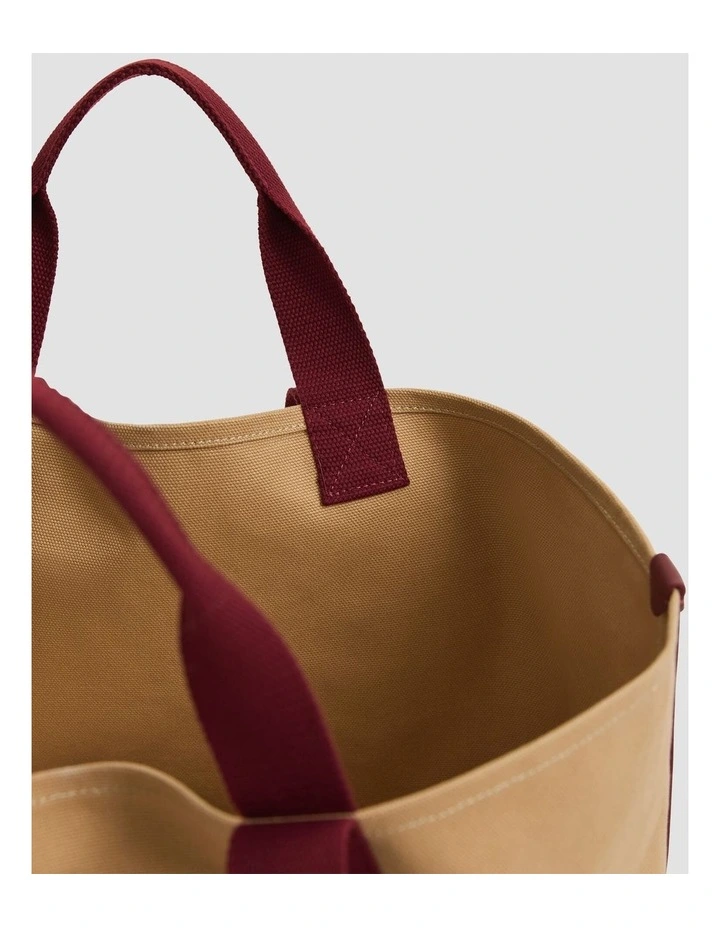 Large Camberwell Tote Bag in Wine image 4