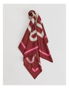 Chinatown Scarf in Red Multi