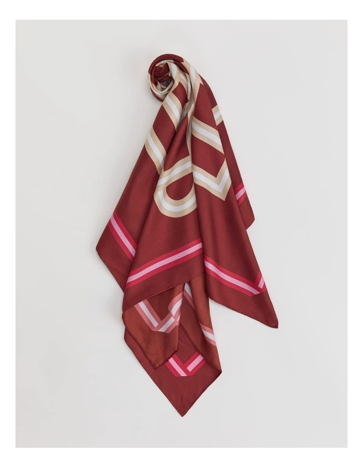 Chinatown Scarf in Red Multi image 1