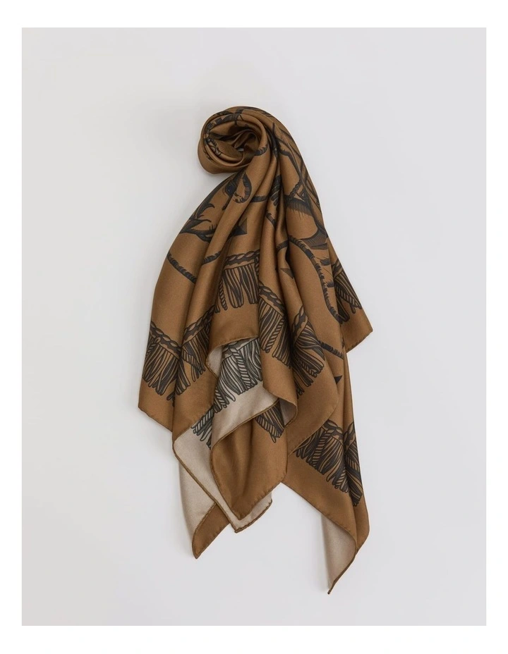 Sadie Scarf in Brown image 2