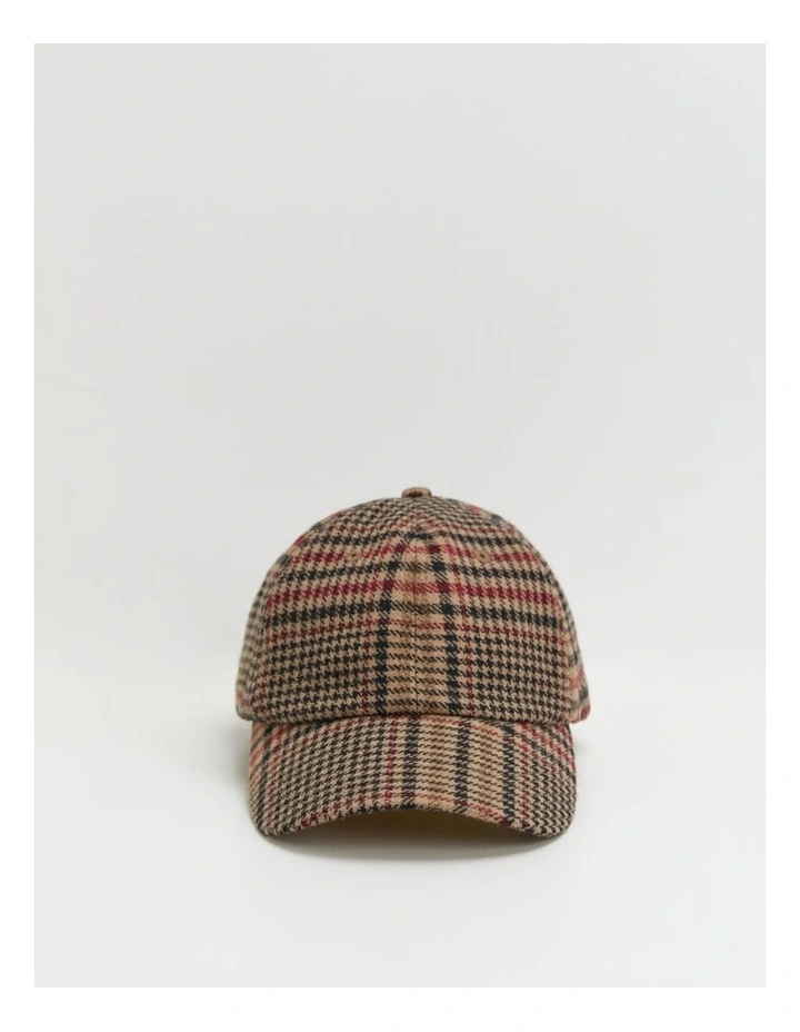 Darcy Check Cap in Multi image 1