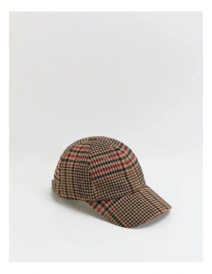 Darcy Check Cap in Multi image 2
