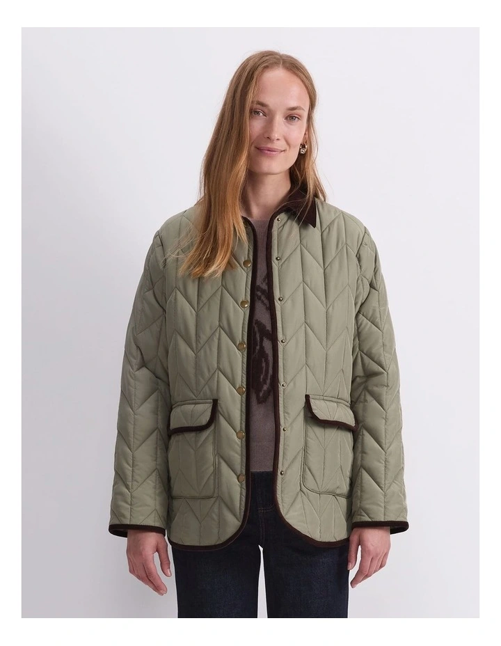 Gillian Quilted Shacket image 1