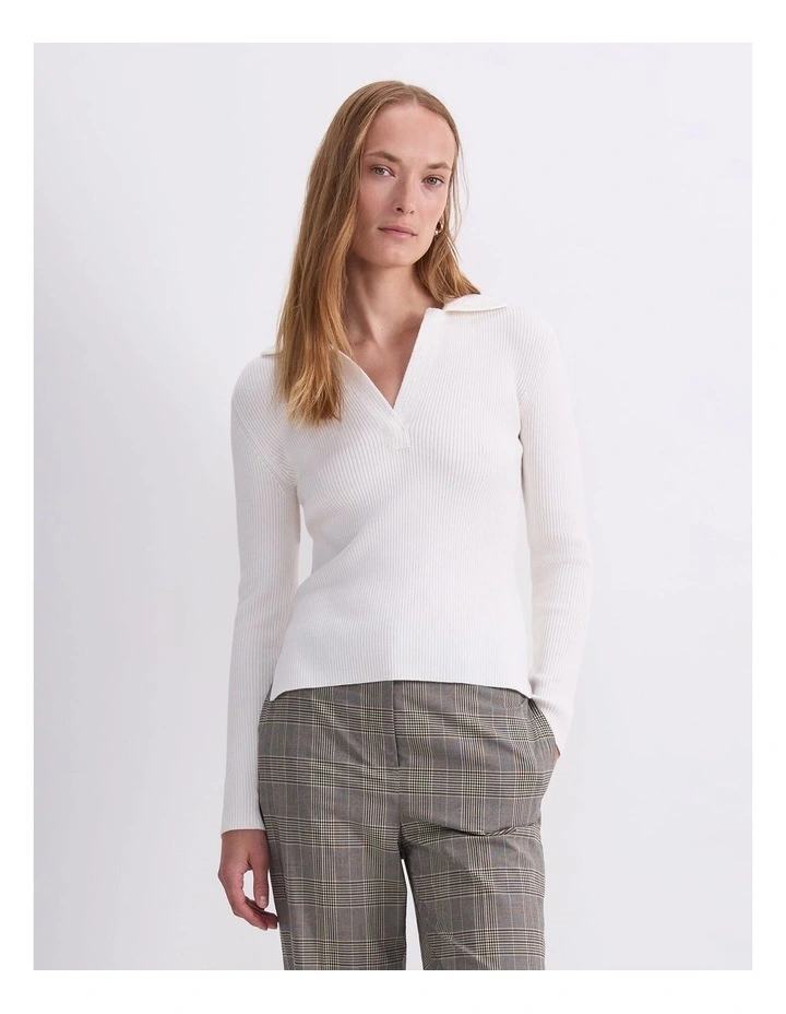 Crafted Collar Rib Polo image 1