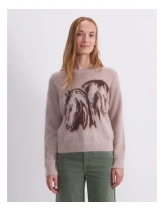 Tatiana Mohair Horse Knit