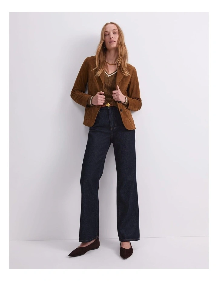 Merino Cable V-Neck Sweater image 3