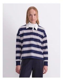 Kiaya Cropped Rugby Shirt