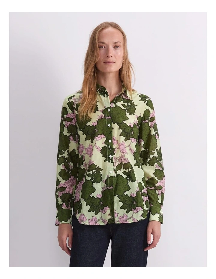 Fleur Cotton Silk Shirt image 1