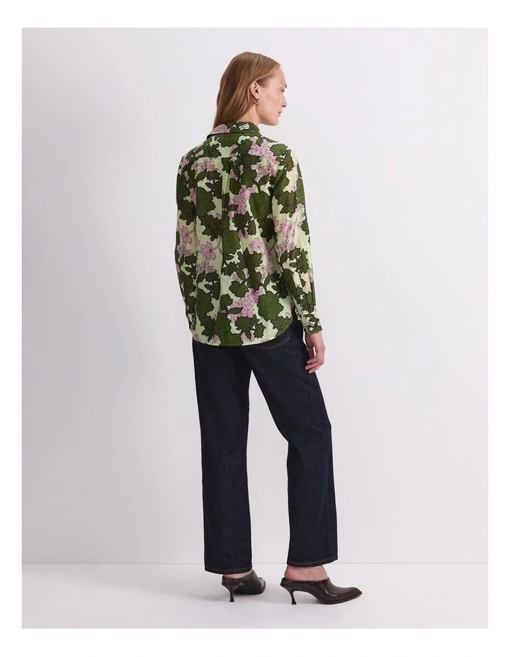 Fleur Cotton Silk Shirt image 2