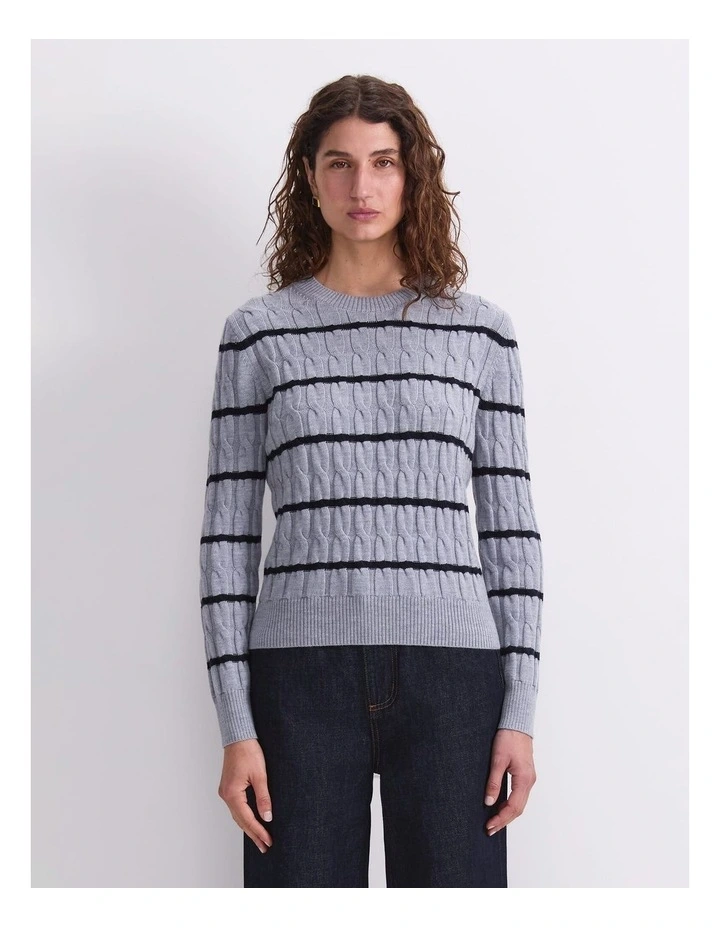 Merino Cable Sweater image 6