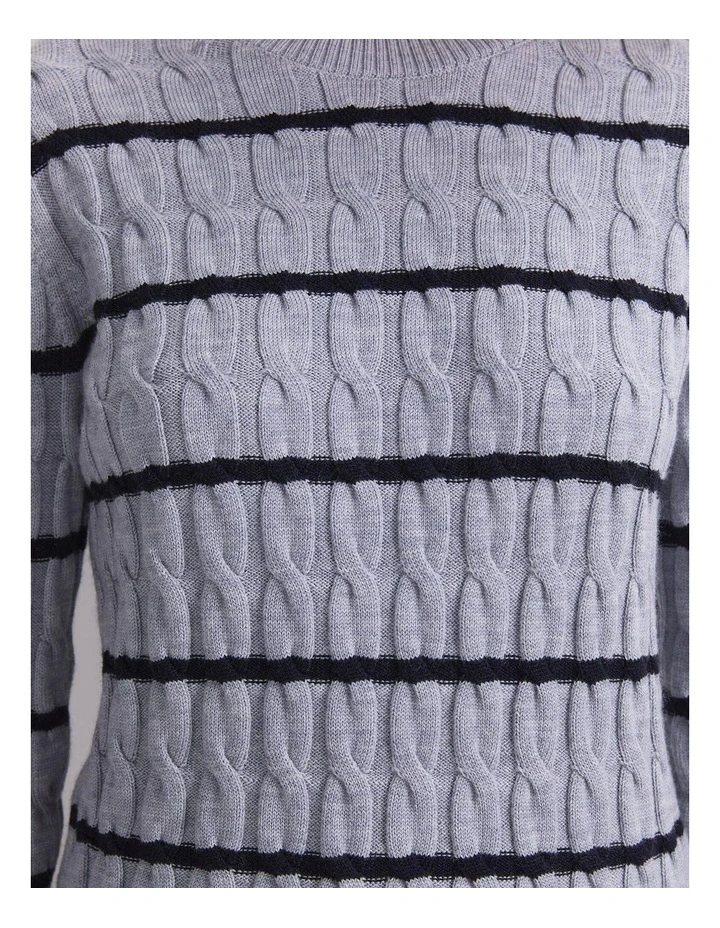 Merino Cable Sweater image 7