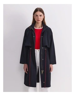 Rosie Long Anorak in Black
