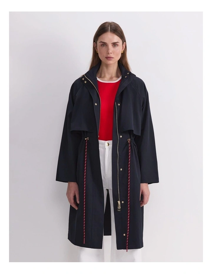 Rosie Long Anorak in Black image 1