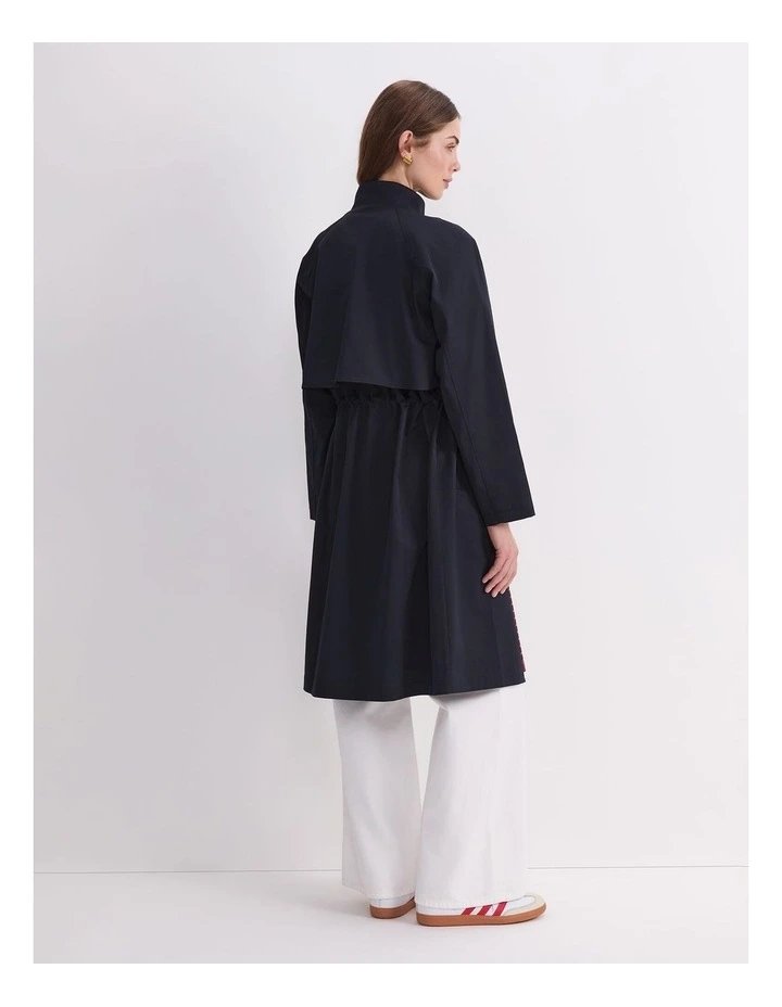Rosie Long Anorak in Black image 2