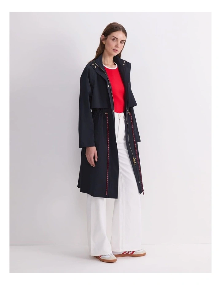 Rosie Long Anorak in Black image 3