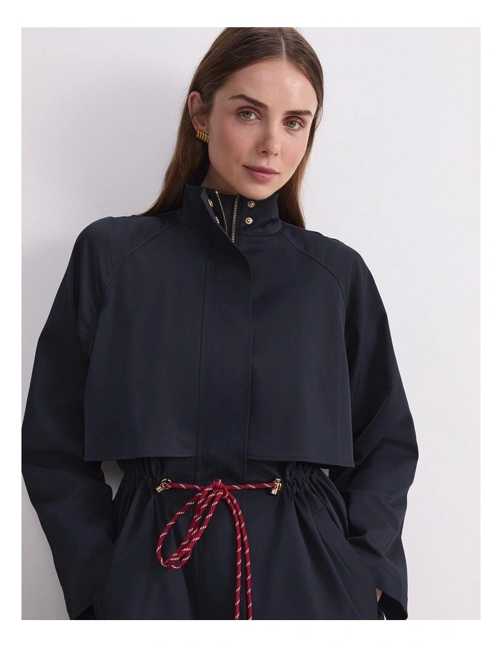 Rosie Long Anorak in Black image 6