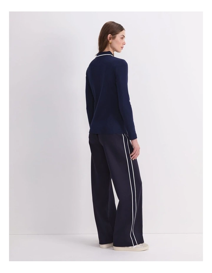Lucy Cotton Quarter Zip Top image 2